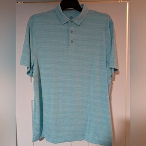 Men's C9 Champion Lightweight Active Blue Golf Duo Dry Activewear Polo Shirt